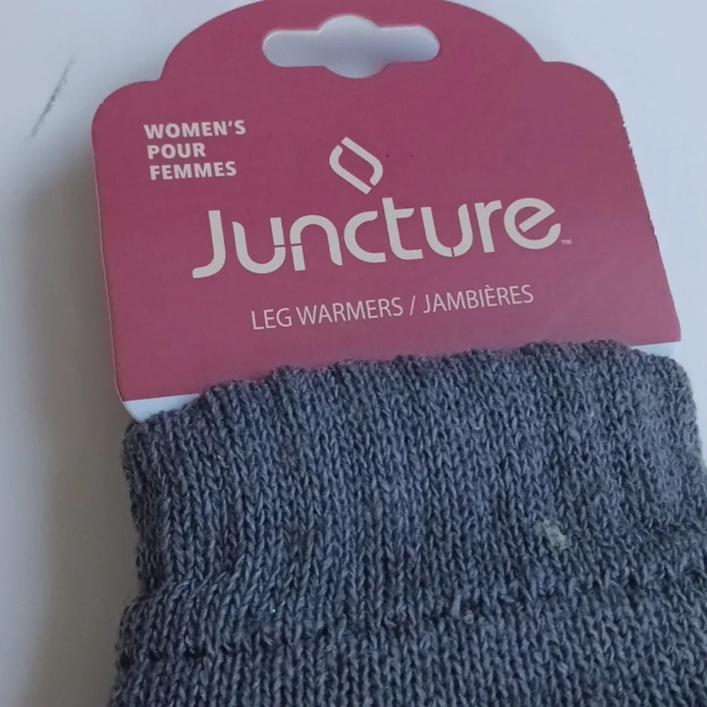Juncture Leg Warmers Gray New